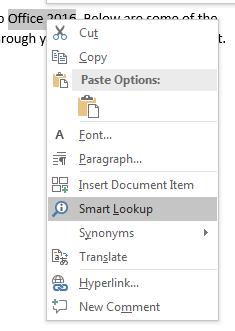 Tell Me The Tell Me feature is a brand new for Microsoft Office 2016 and is located to the right of the View tab.
