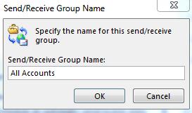 Step 1: Click the Send/Receive tab and click the Send/Receive Groups drop down menu. Step 2: Click Define Send/Receive Group. Step 3: Select the group that you want to copy and click Copy.