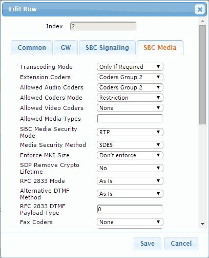 Configuration Note 4. Configuring AudioCodes E-SBC 4.