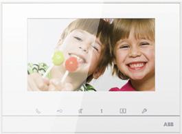 26 ABB WELCOME US ORDER CATALOG Indoor stations 7" video hands-free indoor station Both pushbutton and all-touch versions are available. Large 7" (178 mm) color display with intuitive touch control.