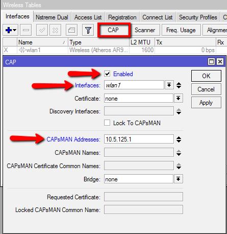 CAP to CAPsMAN IP Based Connection IP (UDP) Layer3 CAP communicates CAPsMAN using IP protocol Can traverse NAT when required Management connection between CAP