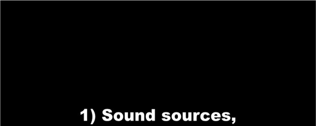 Audio: Sound