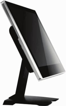 PT (PP6000D2-T10S & PP6000C2-T10S) PP A2 standard design desk-top foot trunk (100% aluminum LED display, 1024 x 768 resolution, with Projective Capacitive True-Flat bezel Dual Core D525 (1.