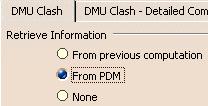 Page 271 Retrieving Information from ENOVIAVPM This task explains how to work with the Clash command and ENOVIAVPM.