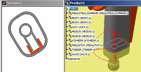 Page 67 Working with a 3D View By default, the Section viewer is locked in a 2D view.