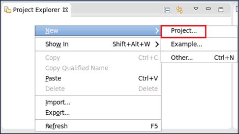 Creating a New Project Procedure: How to Create a New Project 1.