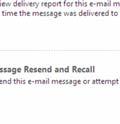 Message Delivery Report This shows the date