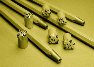 Integral drill rods Plug hole rods Tapered