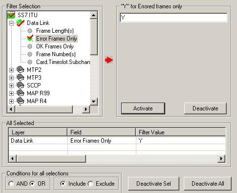 4 Example - View Filter Figure 34: Deactivating Filter To filter out frames with errors and display only the erred frames, follow the steps below: 1) Expand Data Link Layer.