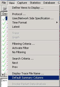 offline-trace as shown in the figure below. This option is useful when the file name is very long and is truncated in the status pane.
