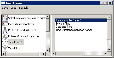 5 Time Format Four time display formats are supported for both Real-time and Offline analysis.
