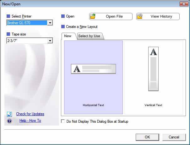 Start from Start ( ) button To start P-touch Editor Help, click the Start ( ) button on the task bar,