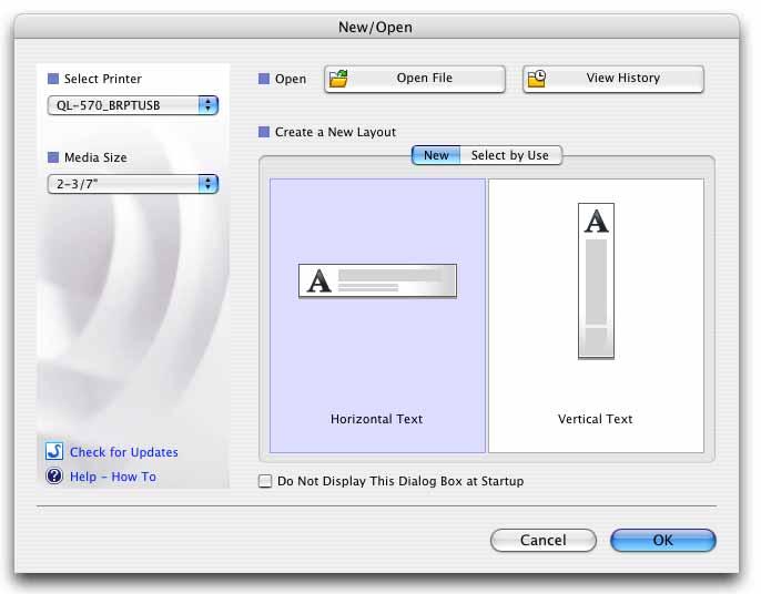 4 How to use the P-touch Editor Help (Mac OS ) Start P-touch Editor Help The following is the