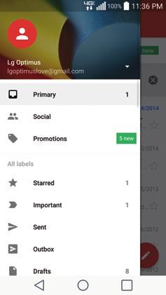 100 Communication To switch accounts Gmail displays conversations and messages from one Google Account at a time.