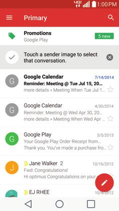 From your Gmail Inbox, tap the current account (at the upper-left corner of the Inbox header), then tap the account that contains the email you want to read.