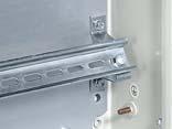 Existing holes for mounting blocks or hinges may be used with AE., zinc-plated Model No. SZ 6 2373.000 28 Ø 4.2 8 45 Rail mounting bracket For individual rail mounting.