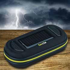 SOLUTIONS FOR A CHANGING PLANET EMERGENCY / OUTDOOR\ MOBILE CHARGING Secur has developed a complete range Smart phones and digital devices have of off-grid solutions for emergencies, become the