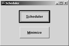 The Scheduler program is used to refresh the files used by Offline POS. The program is set up to do this automatically on a regular basis.