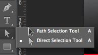 14 Direct Selection Tool [A] a. Change a Shape s contour by using the Direct Select Tool. The direct selection tool allows you to edit paths/points on a shape. b. Select Any Shape Layer c.