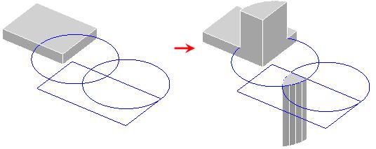 Procedure: Creating a Model Using Extrude The following steps give an overview of creating a model by extruding a 2D profile. 1. Draw the 2D profile. 2. Start the Extrude command. 3.