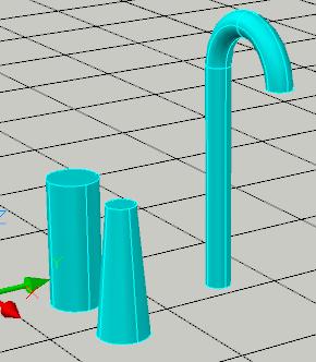 Select the polyline when prompted for the extrusion path. 4.