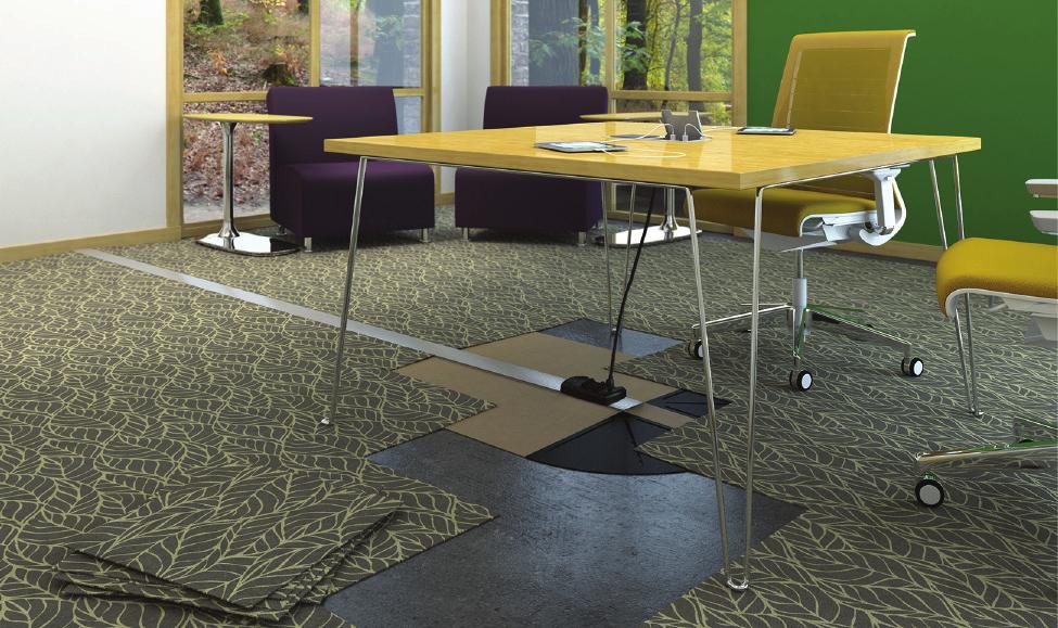 IN-CARPET WIREWAY CANADIAN LIST PRICING ARCHITECTURAL SOLUTIONS FOR POWER AND CONNECTIVITY Connectrac In-Carpet Wireways offer