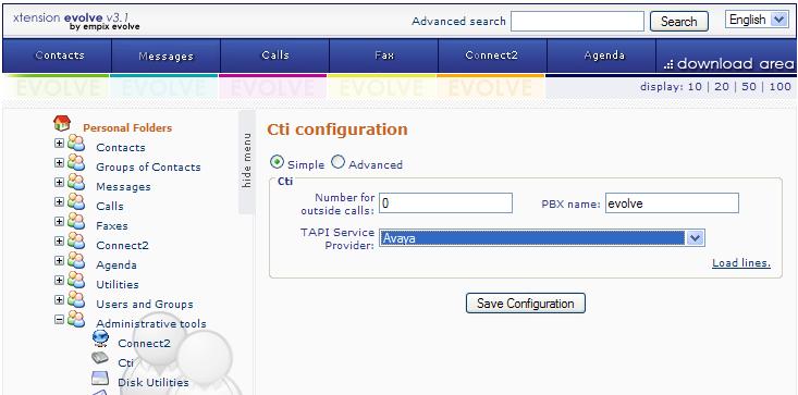 6.3. Configure System Parameters Navigate to Administrative tools Cti, select Avaya from the TAPI Service Provider