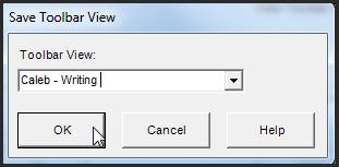 Choose a Toolbar Position from the drop down menu. Finally, choose the size and whether or not you want text captions on the tools from the Size drop down menu.