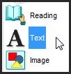 whether or not words are read when double-clicked and so on the internet browser that will be used with Read the Web feature In the Text area,