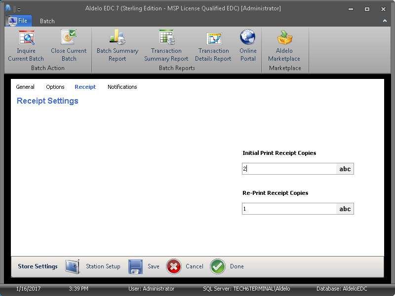 Once completed, select Update You will need to login using the User Name & Password you created We suggest setting up the