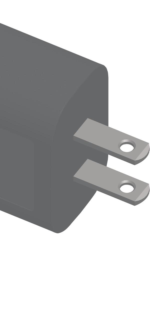 com/manuals. Telephone base installation Charger installation Plug the large end of the power adapter into a power outlet not controlled by a wall switch.