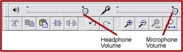 Recording Basic Recording Open Audacity Adjust Volume Levels 1. Open Audacity (Double click on the icon on the desktop or click Start Programs Audacity) 2. Test your microphone levels (optional). a.