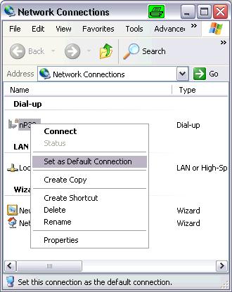 1 novapro32 Configuration Open the «Network connections» window with: Start Settings Network connections Click the right mouse button Open.