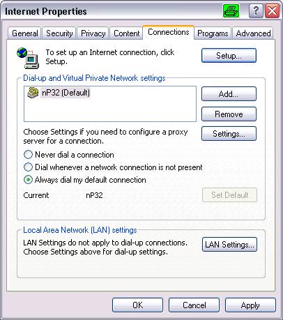 window with: Microsoft Internet Explorer Tools Internet options.