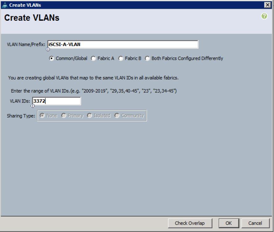 7. Click OK and then click OK again to create the VLAN. 8. Right-click VLANs and select Create VLANs. 9.
