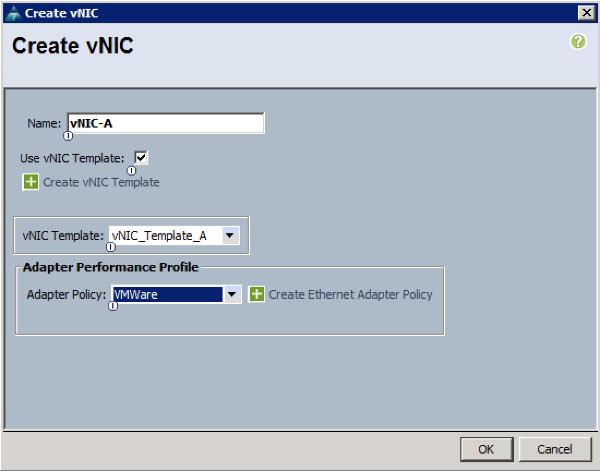 d. In the Networking page of the wizard, click the upper Add button to add another vnic to the template and do as follows: vi. In the Create vnic box, enter vnic-b as the name of the vnic. vii.