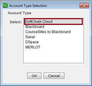Sign in to SoftChalk Cloud Complete the following steps in the SoftChalk Create located on your computer.