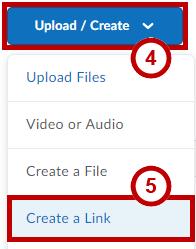 Create a Quicklink in D2L After copying your link from the SoftChalk Cloud, create a QuickLink in your course in D2L to share it with your students. 1.