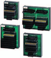 The connection terminals for the I/O signals are designed as screw terminals or spring terminals. The connection modules are available for digital and analog signals.