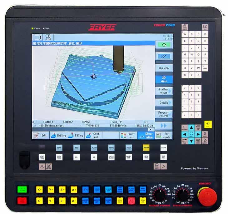 Advanced Features The Touch 2200 provides world class technology and advanced features not available in other controls proving that easy-to-use does not have to mean compromising on functionality.