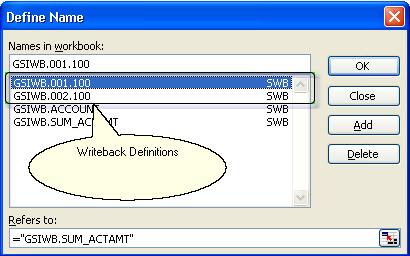 Nav Tip: This panel may also be accessed by selecting the SWB toolbar or ribbon equivalent (see SWB Toolbar or SWB Ribbon). 2. From the Build a Template panel, click Delete a Writeback Definition.