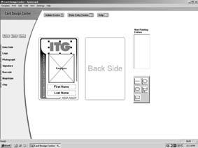 Step 15 When finished, save your card template by clicking the Save button on the upper left of the main window. Congratulations! You have just created your very first custom card template!