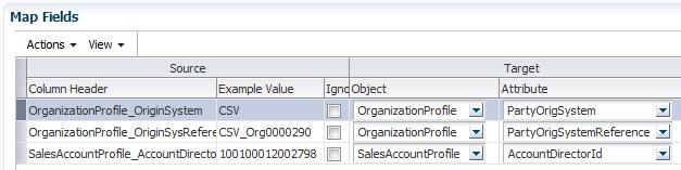 Chapter 5 Attribute Description Importing Accounts Prerequisite Setup Task Creating Party and Sales Profile Records in the Same Batch Creating Sales Profile Record for an Existing Party Updating