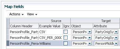 Using Reference Files to Evaluate Attributes For information about available import attributes, see the File Based Data Import for guide available on the Help Center (https://docs.oracle.