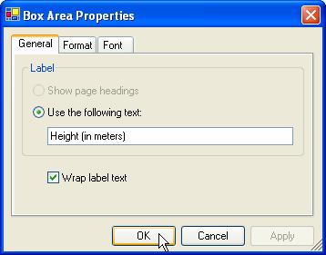 CHANGING BOX AREA PROPERTIES There is always an empty box in the upper right corner of a