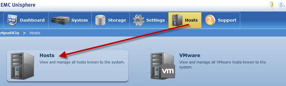 This section provides steps for identifying an Exchange server as a valid user, or iscsi initiator, of the VNXe.