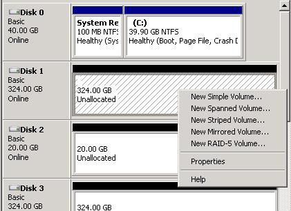 Select MBR (MBR Boot Record). c. Click OK. Figure 54. Initialize Disk dialog box 9.