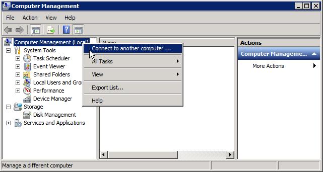 4 Create a lower-level share: One way to create lower-level shares is to use the Microsoft Computer Management console.