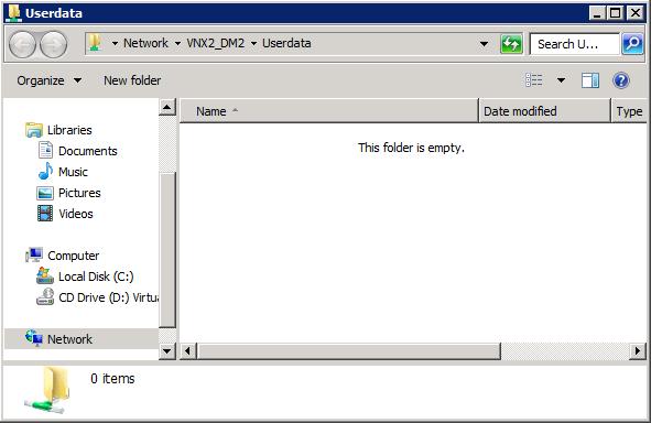 to the Userdata share: \\VNX#_DM2\Userdata (where # is your team