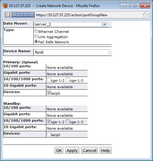 Lab 12: Part 2 Configure an FSN Device Step 1 Create a FSN virtual device: From the top navigation pane, select Settings > Settings for File